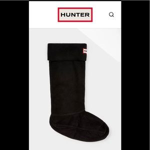 Black Hunter Rain boot socks Tall - Women’s Large Size 9-11